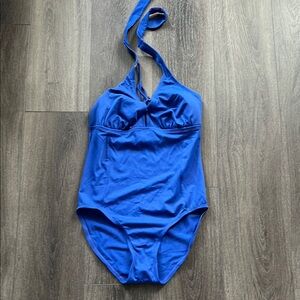Royal Blue islander One Piece Swimsuit bathing suit 8